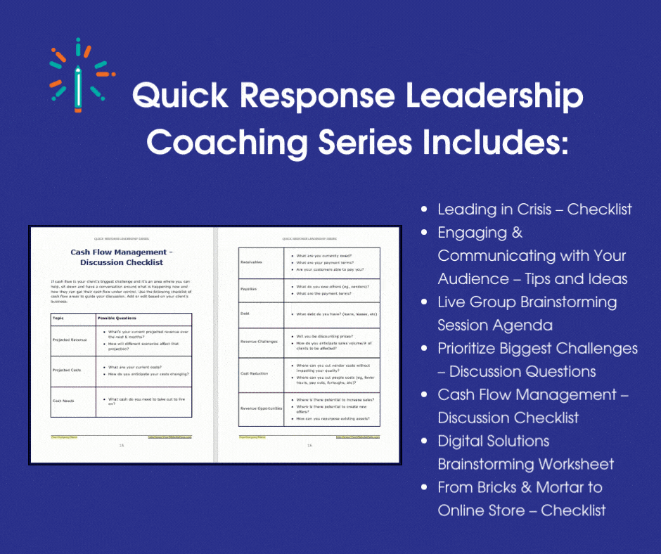 Quick Response Leadership Resources - Sales Page gif Quick Response Leadership Resources Sales Page gif