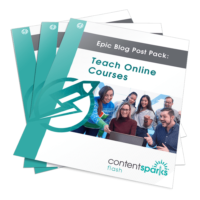 TeachOnlineBlogPostPack_eCovers3D teach online courses