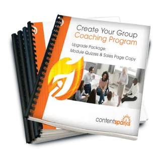 Create Your Group Coaching Program – Upgrade Pack