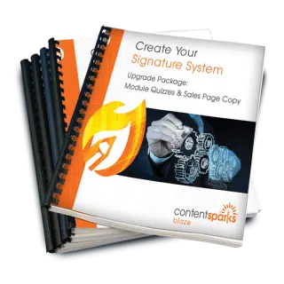 Create Your Signature System Upgrade Pack