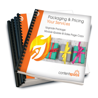 Packaging & Pricing Your Services – Upgrade Package