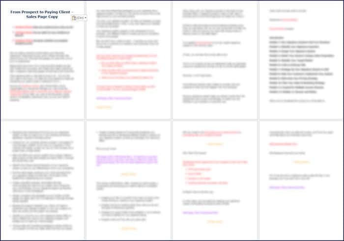 ProspectClientUpgrade_SalesPageCopy ProspectClientUpgrade SalesPageCopy