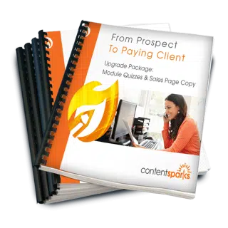 From Prospect to Paying Client – Upgrade Package