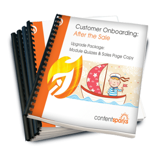 Customer Onboarding: After the Sale – Upgrade Pack