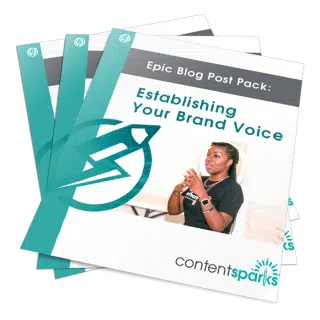 Epic Blog Post Pack: Establishing Your Brand Voice