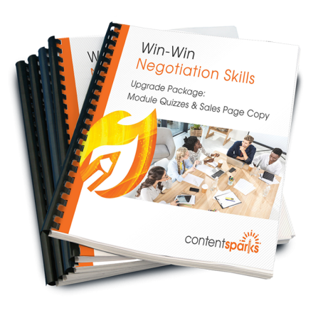 Win-Win Negotiation Skills – Upgrade Pack