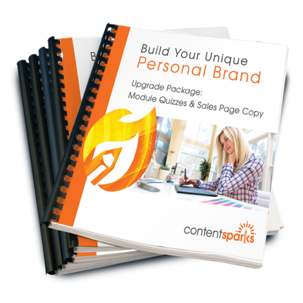 Build Your Unique Personal Brand Upgrade Pack