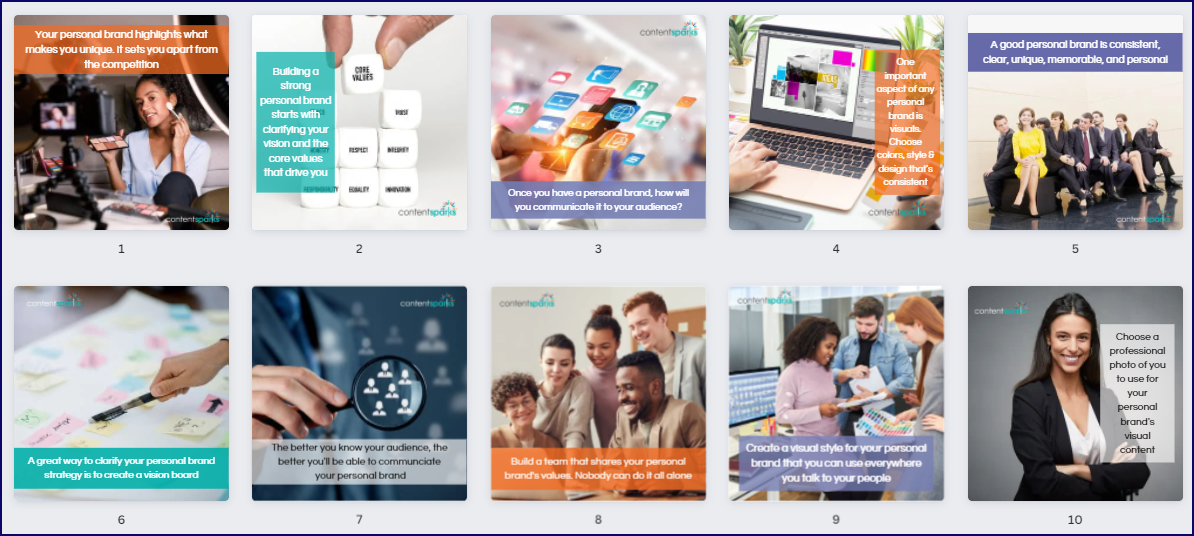 PersonalBrand Screenshot