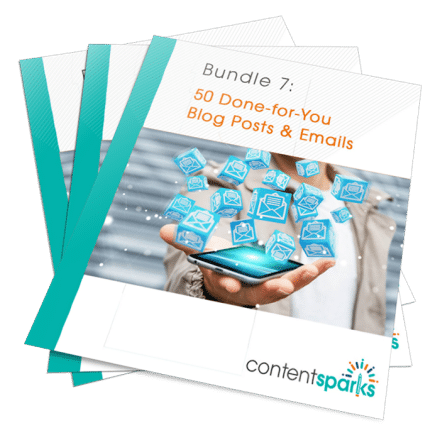 50 Done-for-You Blog Posts & Emails: Bundle 7