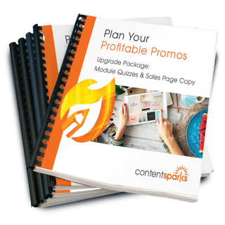 Plan Your Profitable Promos – Upgrade Pack