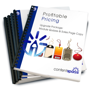 Profitable Pricing – Upgrade Pack