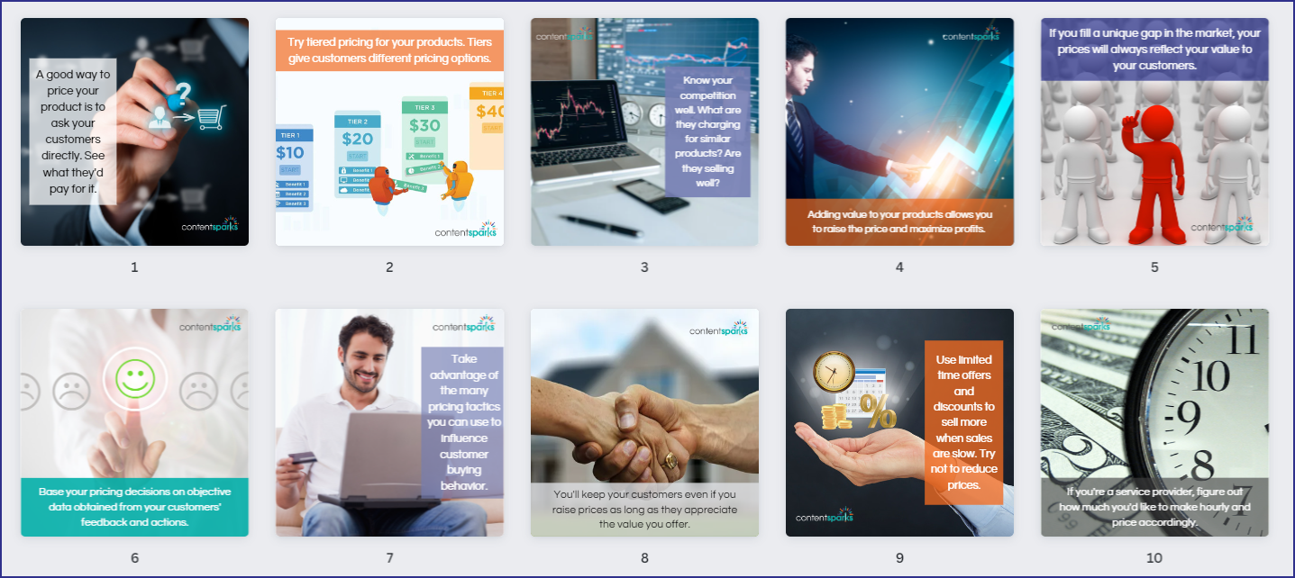 Profitable Pricing Upgrade - Bonus Social Images