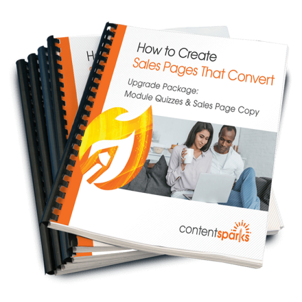 How to Create Sales Pages that Convert – Upgrade Pack