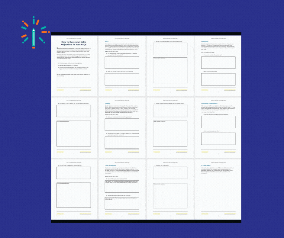 How to Overcome Sales Objections Ex Pack - Sales Page gif How to Overcome Sales Objections Ex Pack Sales Page gif