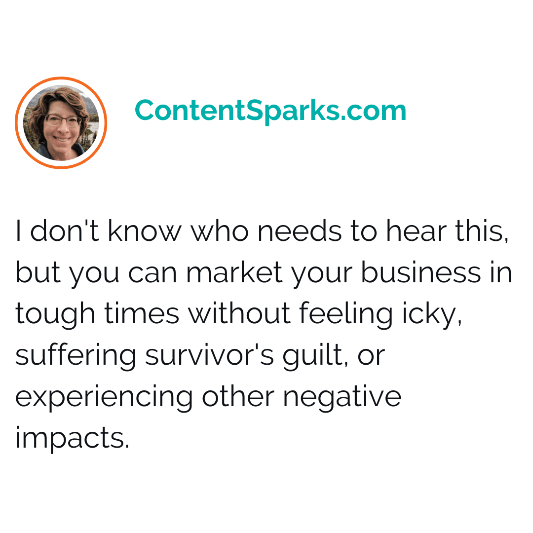 Sharyn Quote on marketing in tough times quote on marketing your business in tough times