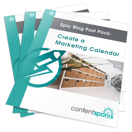 Epic Blog Post Pack: Create a Marketing Calendar