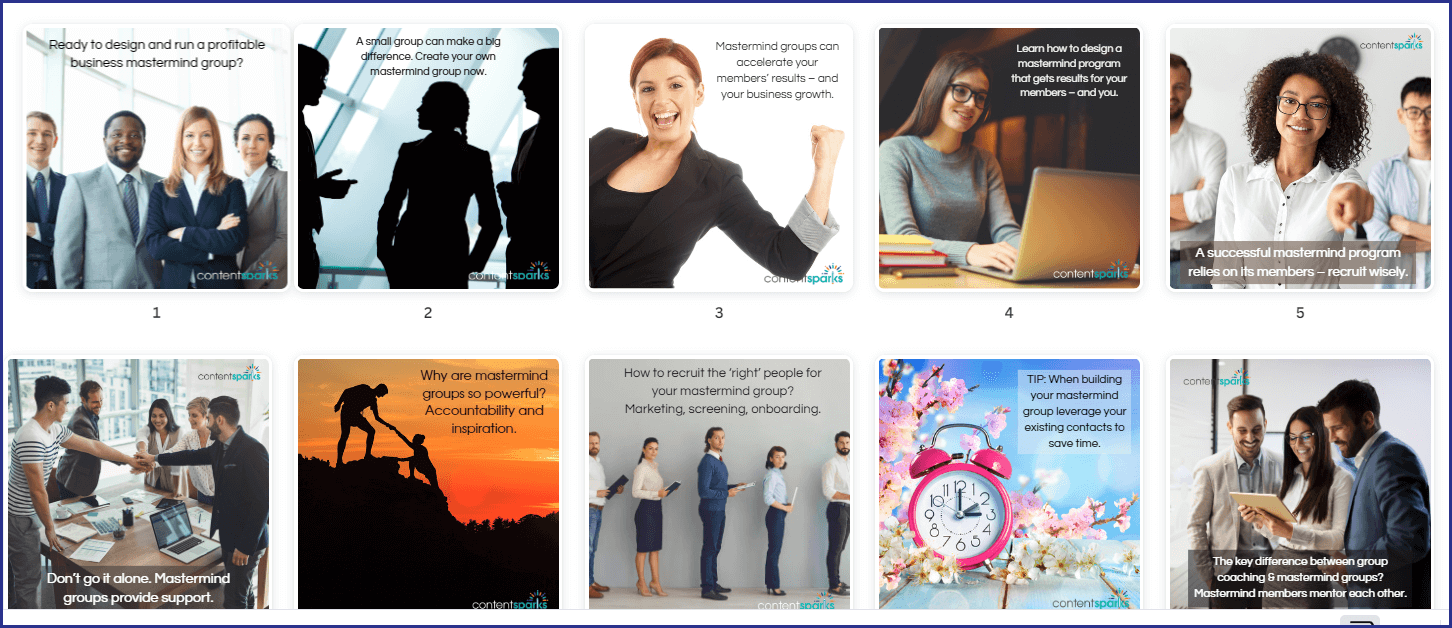 Create Your Profitable Business Mastermind Ex Pack Social Media Images