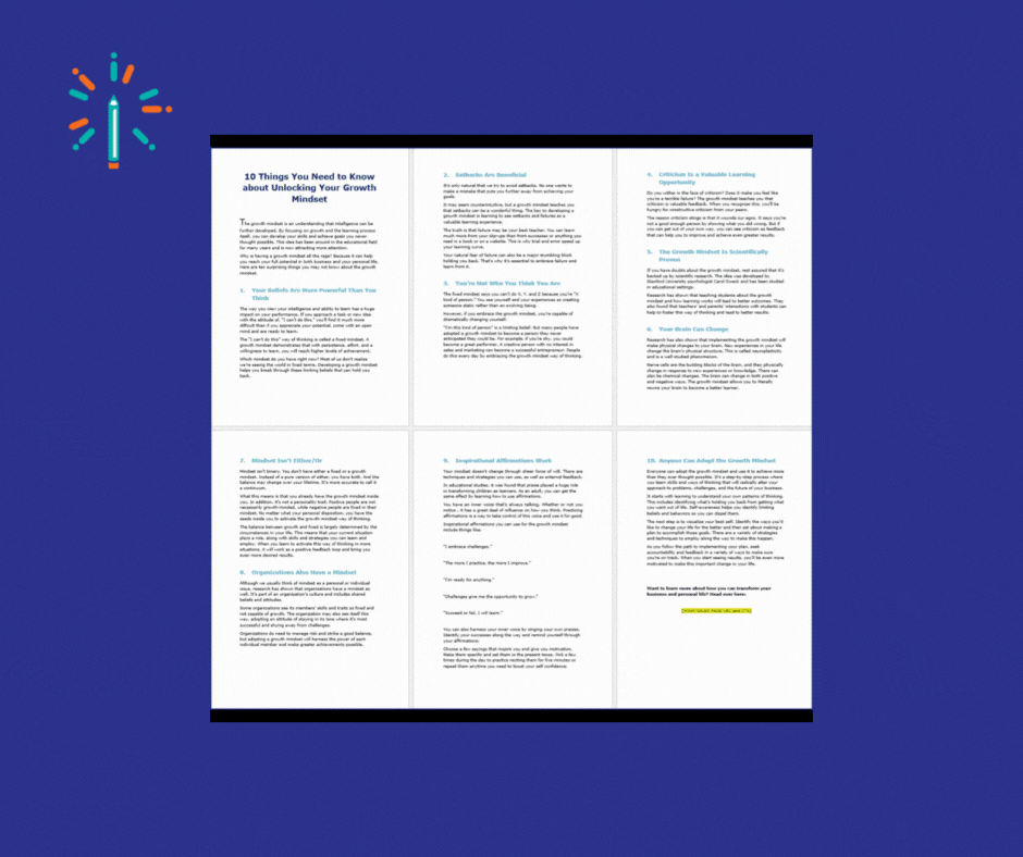 GrowthMindset- Sales Page GrowthMindset Sales Page