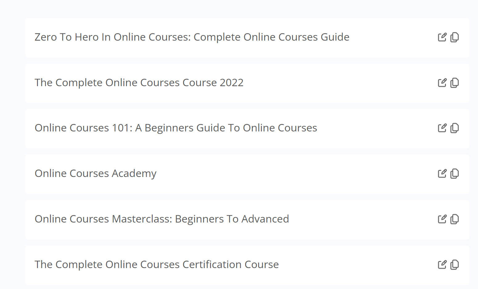 Online Course Name Generator 2