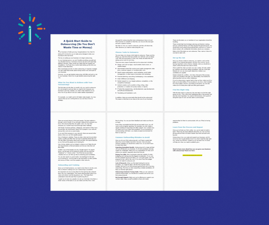 Outsourcing - Sales Page Outsourcing Sales Page