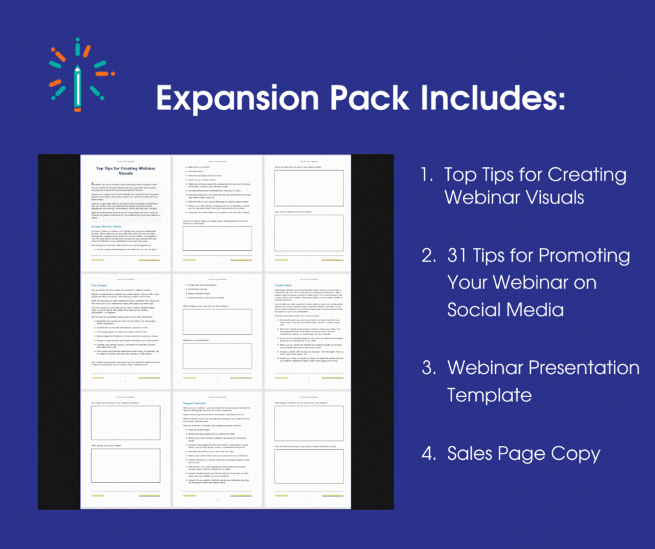 Selling With Webinars Ex Pack Sales Page gif
