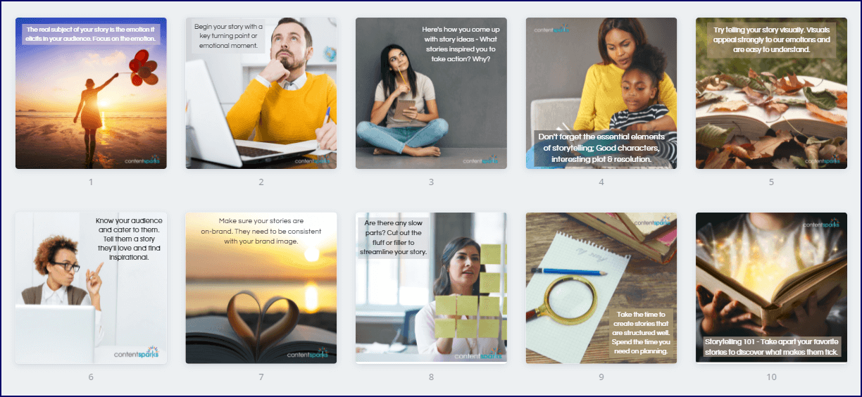 StorytellingExPack - Social Media Images