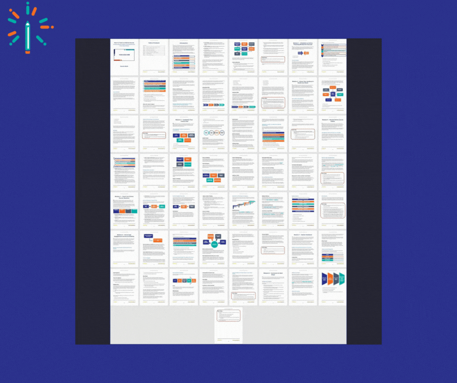 Teach Online Course Sales Page gifs