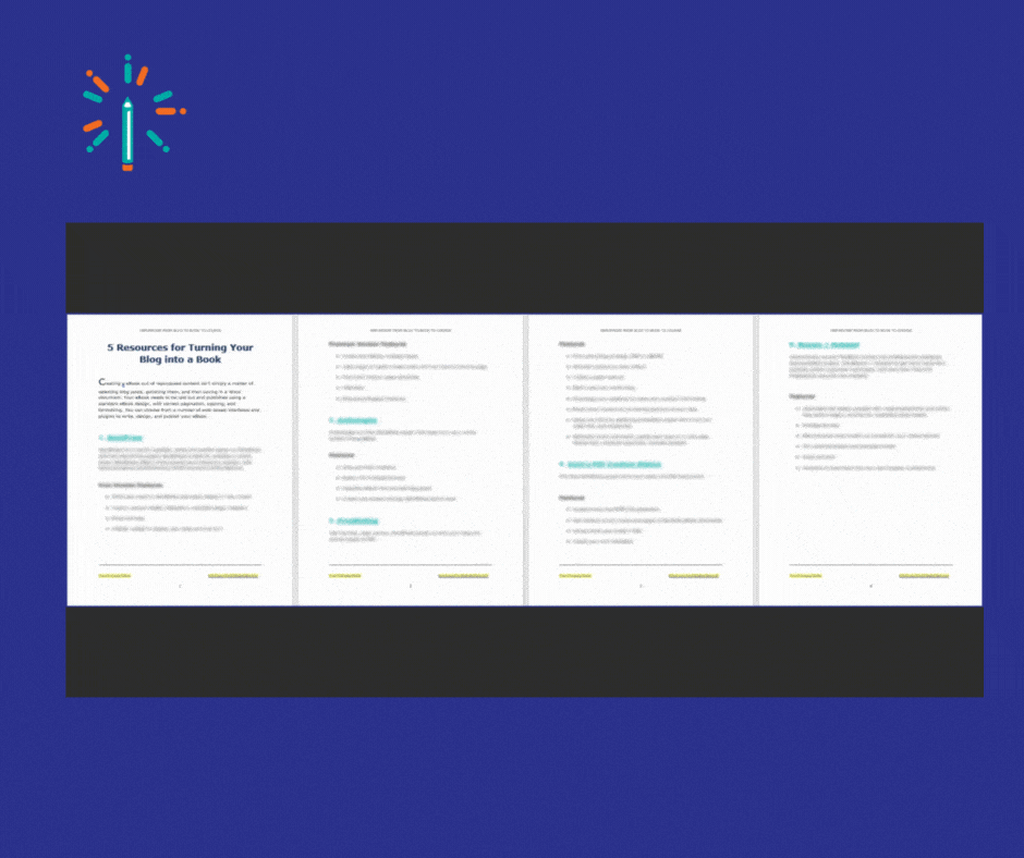 Blog Book Course ExPack Sales Page gifs