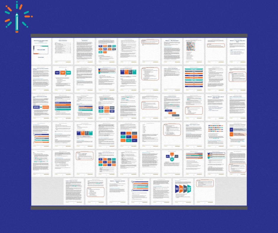 Blog Book Course Sales Page gifs