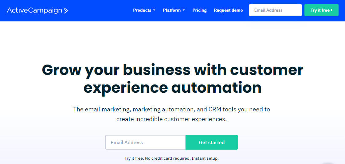 Examples cta button activecampaign