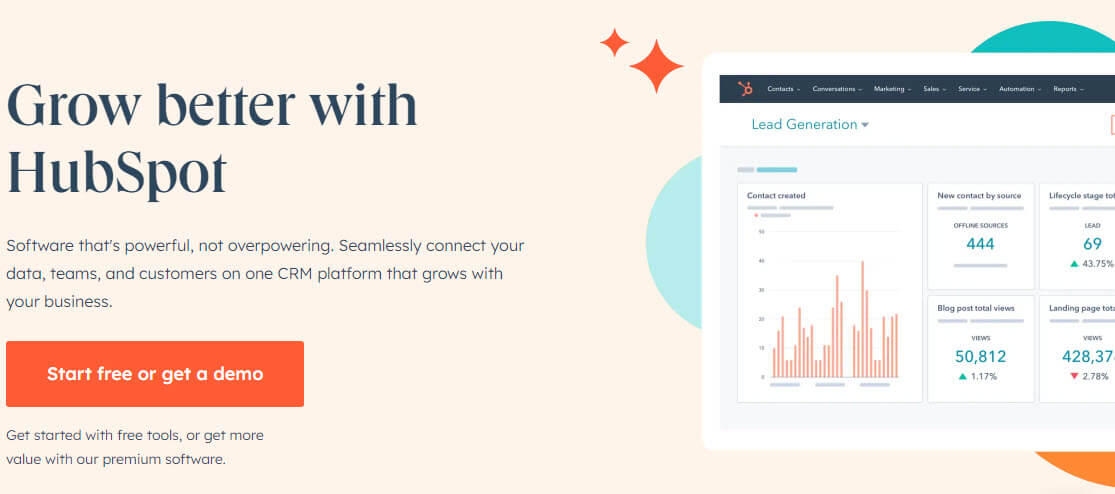 Examples cta button hubpost 2