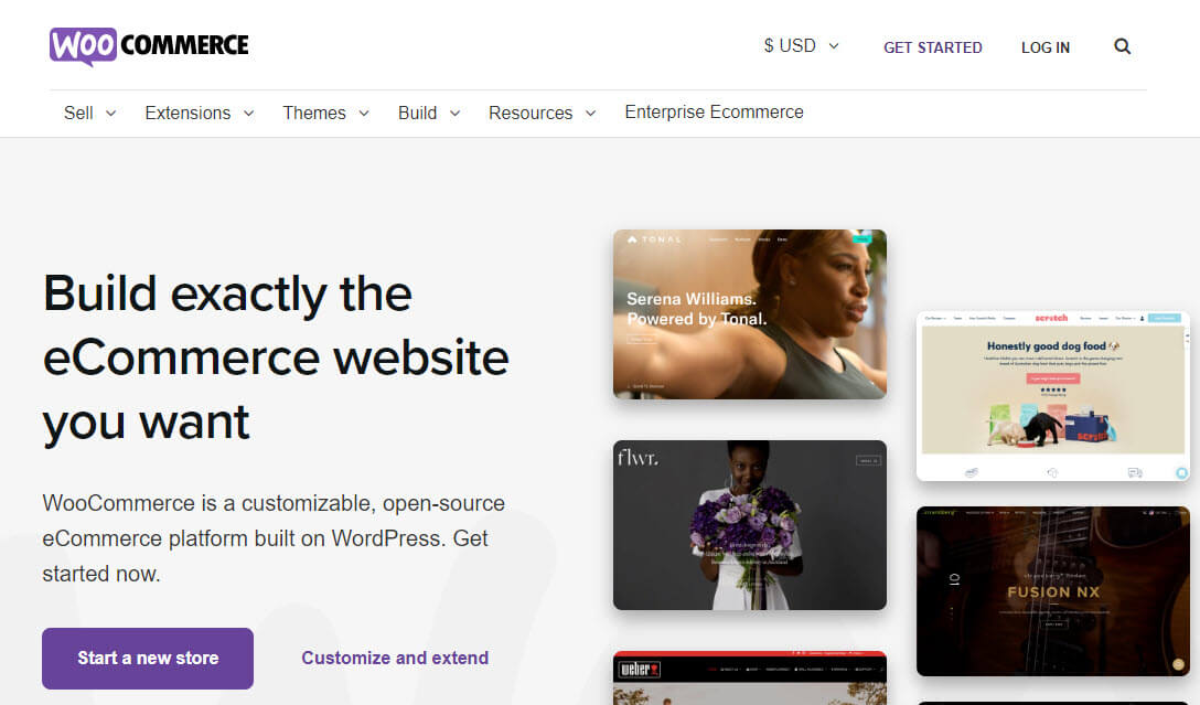 Call to action button example Woo