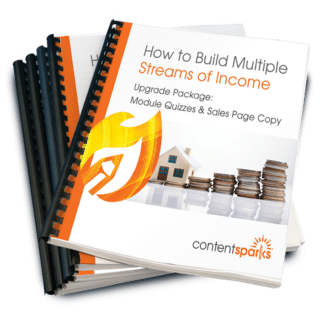 How to Build Multiple Streams of Income Upgrade Pack