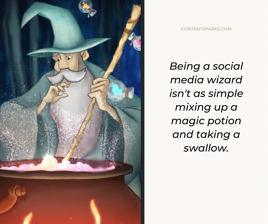 SM Engagement post - wizard Social media engagement wizard