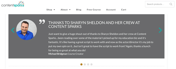testimonials example testimonials