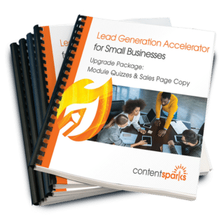 Lead Generation Accelerator for Small Businesses – Upgrade Pack