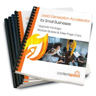Lead Generation Accelerator for Small Businesses – Upgrade Pack