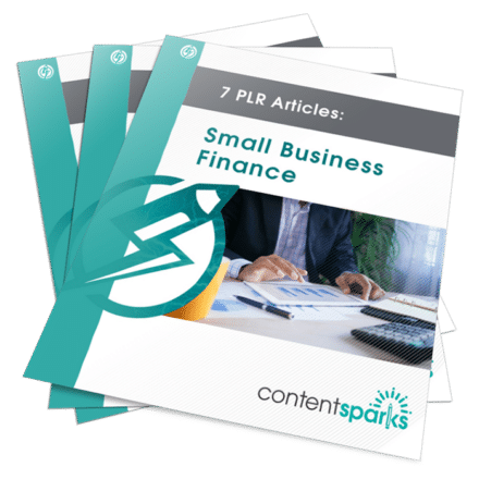 Small Business Finance Skills – 7 PLR Articles w/Lead Magnets