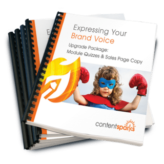 Expressing Your Brand Voice – Upgrade Pack