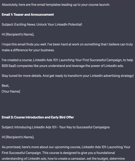 ChatGPT Prompts to Write Sales Copy and Sales Emails 2 ChatGPT Prompts to Write Sales Copy and Sales Emails 2