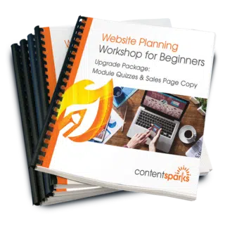 Website Planning Workshop for Beginners – Upgrade Pack