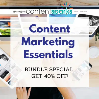 content marketing plr essential courses bundle