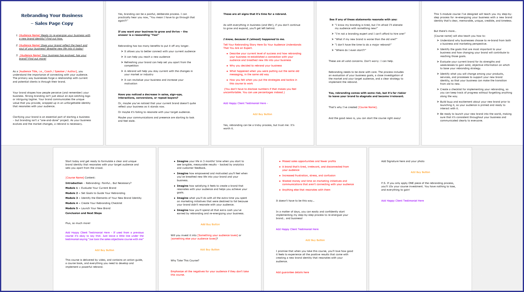 RebrandingUpgrade_SalesPageCopy RebrandingUpgrade SalesPageCopy