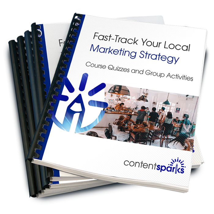 LocalMktgUpPack_ecover3D Fast-Track Your Local Marketing Strategy - Course Quizzes and Group Activities