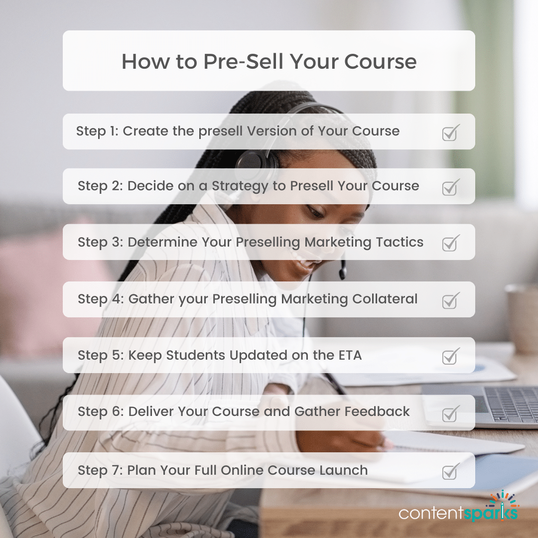 Blog Post - How to Pre-Sell Your Course How to Pre-Sell Your Course