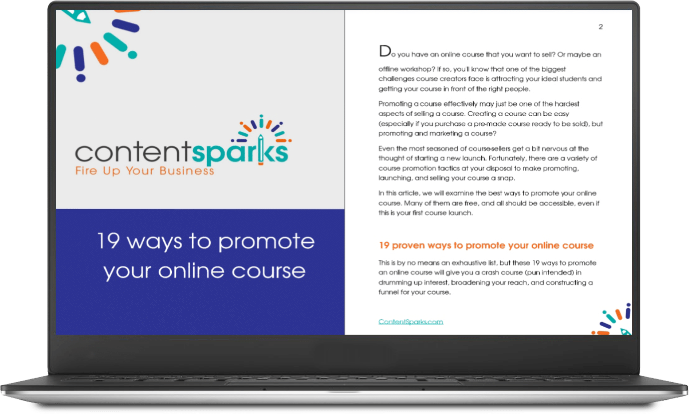 19WaysToPromoteOnlineCourse_Laptop 19 Ways to Promote Your Online Course