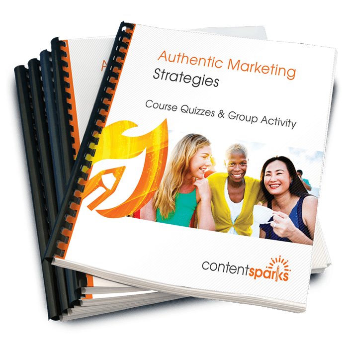 AuthenticMktgUpgrade_ecover3D Authentic Marketing Strategies – Course Quizzes and Group Activity