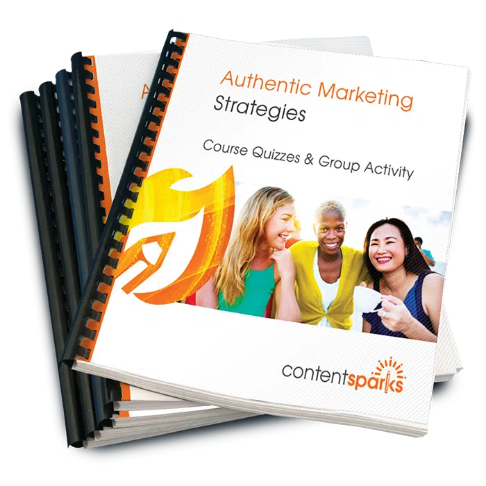 AuthenticMktgUpgrade_ecover3D Authentic Marketing Strategies – Course Quizzes and Group Activity