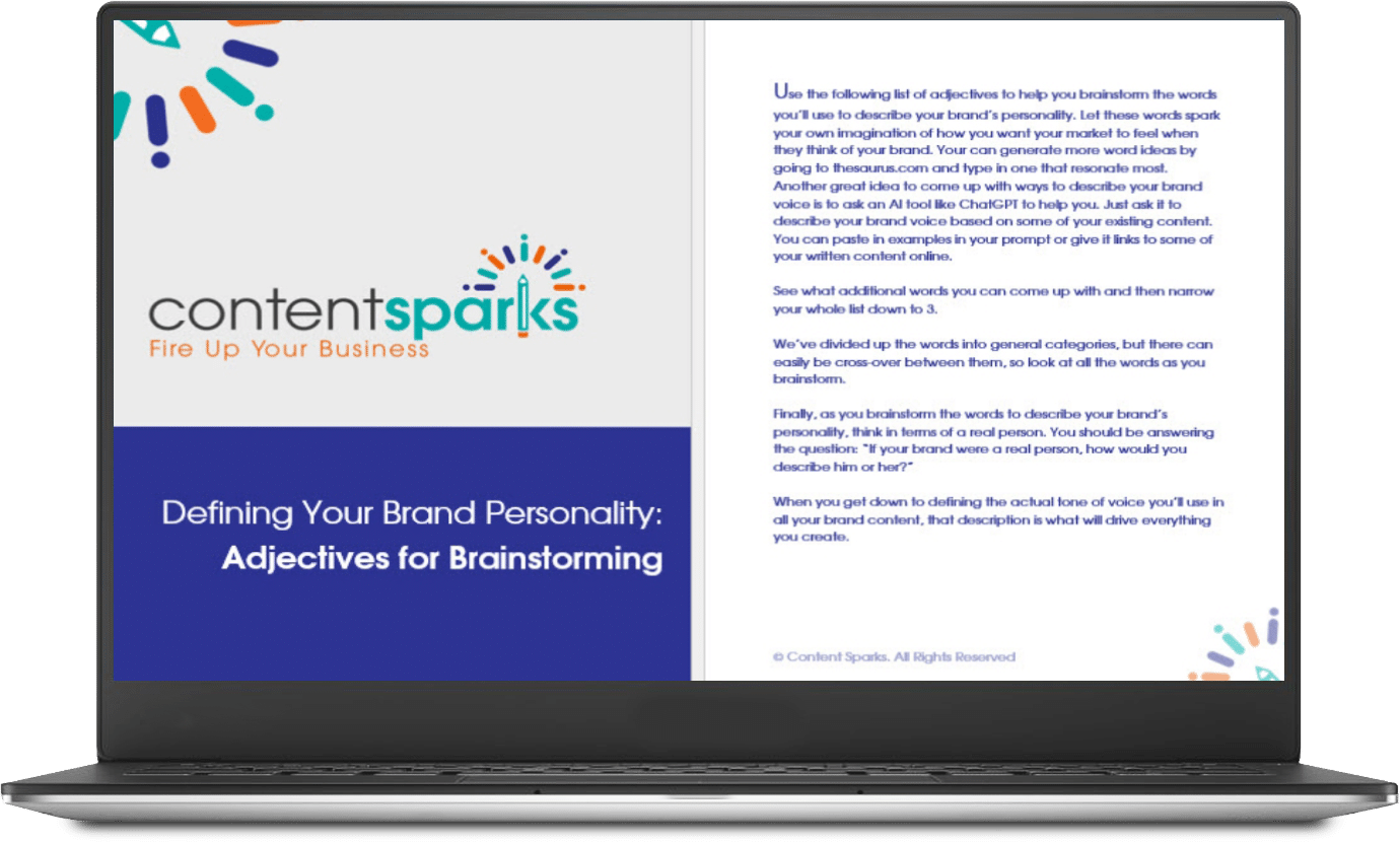 BrandVoice_CTALaptop Defining Your Brand Personality Cheat Sheet