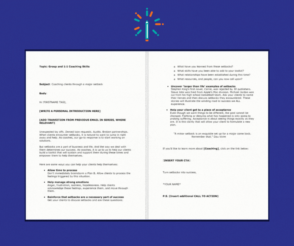 DFY Emails Coaching Skills gif Done-for-You Emails: Coaching Skills